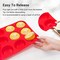 2 Pack Silicone Muffin Pans for Baking & Cupcake Pan - 12 Cup Regular Size Silicone Molds, BPA Free Egg Bites Mold